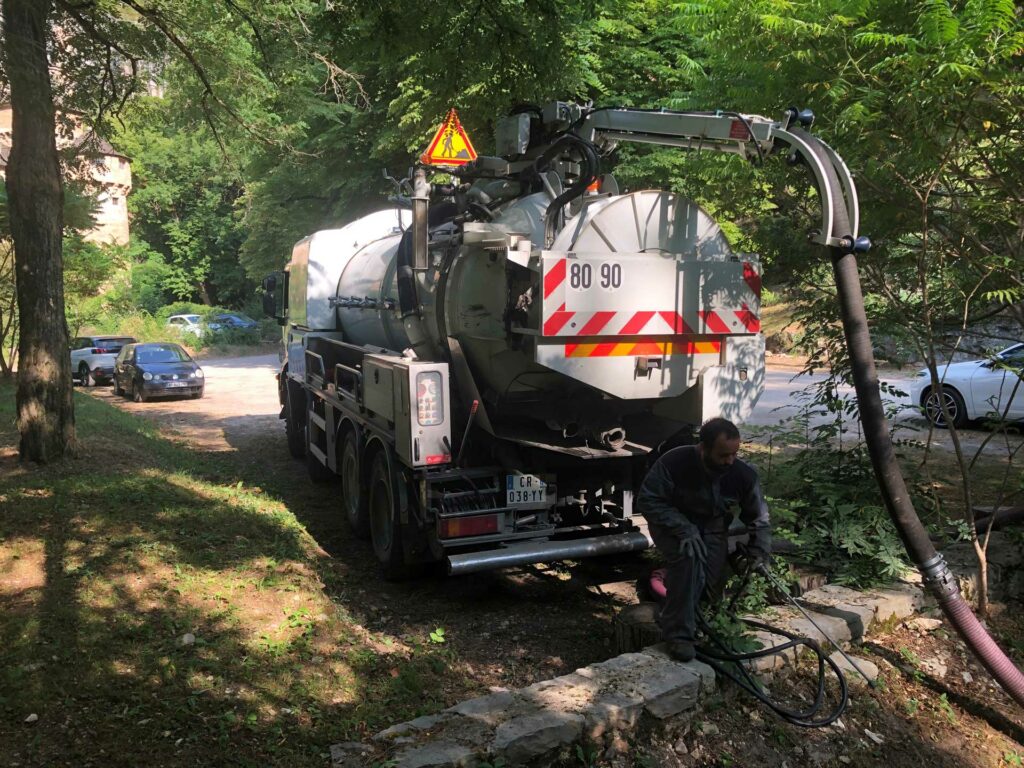 Service de vidange et hydrocurage